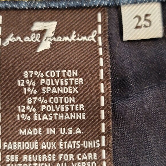 Ladies for all Man Kind Jean shorts 25 - Picture 3 of 9